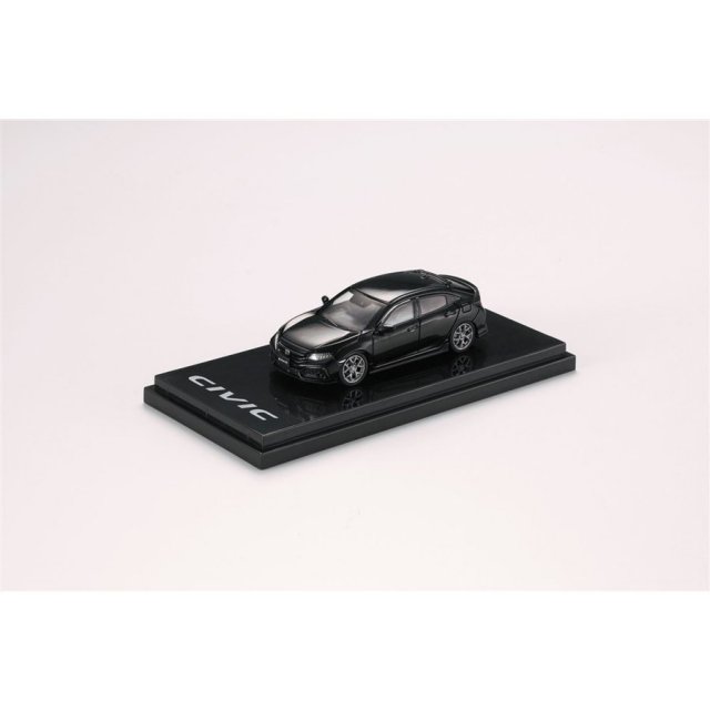 ホビージャパン 1/64 ホンダ シビックハッチバック FK7 カスタムバージョン クリスタルブラックパール 完成品ミニカー HJ641018BBK