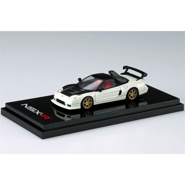 ホビージャパン 1/64 ホンダ NSX-R GT NA2 GT-Wing/カスタムバージョン チャンピオンシップホワイト 完成品ミニカー HJ641015DW