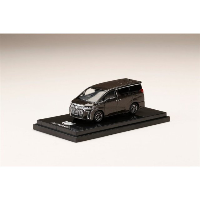 ホビージャパン 1/64 トヨタ アルファード H30W エアロタイプ グラファイトメタリック 完成品ミニカー HJ641012GM
