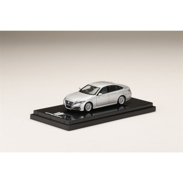 ホビージャパン 1/64 トヨタ クラウン 2.0L RS アドバンス カスタムVer. プレシャスシルバー 完成品ミニカー HJ641009CS
