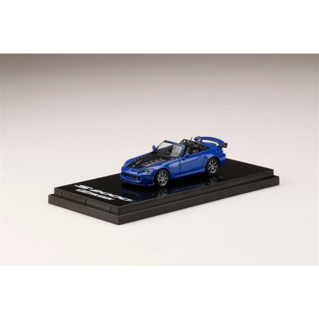 ホビージャパン 1/64 Mugen ホンダ S2000 バミューダブルーパール 完成品ミニカー HJ641020MBL