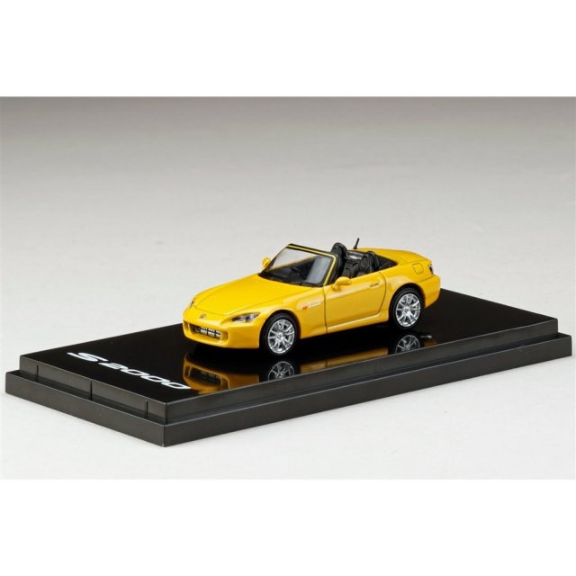 ホビージャパン 1/64 ホンダ S2000 AP1 Type 200 ニューインディイエローパール 完成品ミニカー HJ641020Y