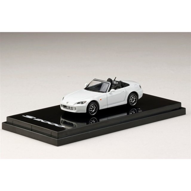 ホビージャパン 1/64 ホンダ S2000 AP1 Type 200 カスタムバージョン グランプリホワイト 完成品ミニカー HJ641020CW