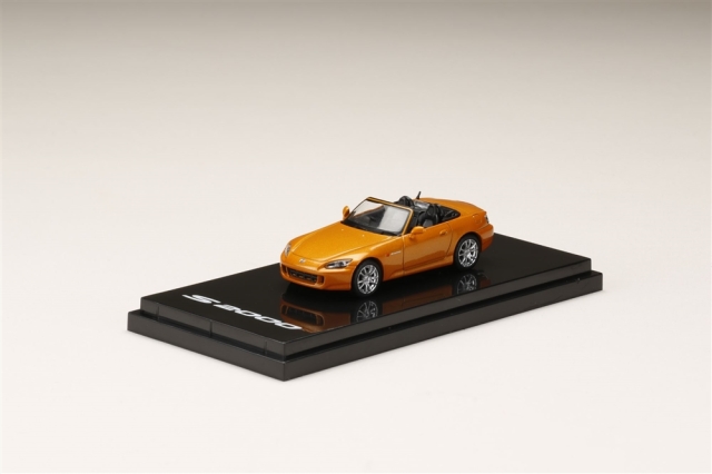 ホビージャパン 1/64 ホンダ S2000 AP1 ニューイモラオレンジパール 完成品ミニカー HJ641020P