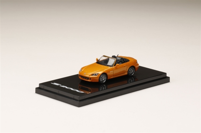 ホビージャパン 1/64 ホンダ S2000 AP1 カスタムバージョン ニューイモラオレンジパール 完成品ミニカー HJ641020CP