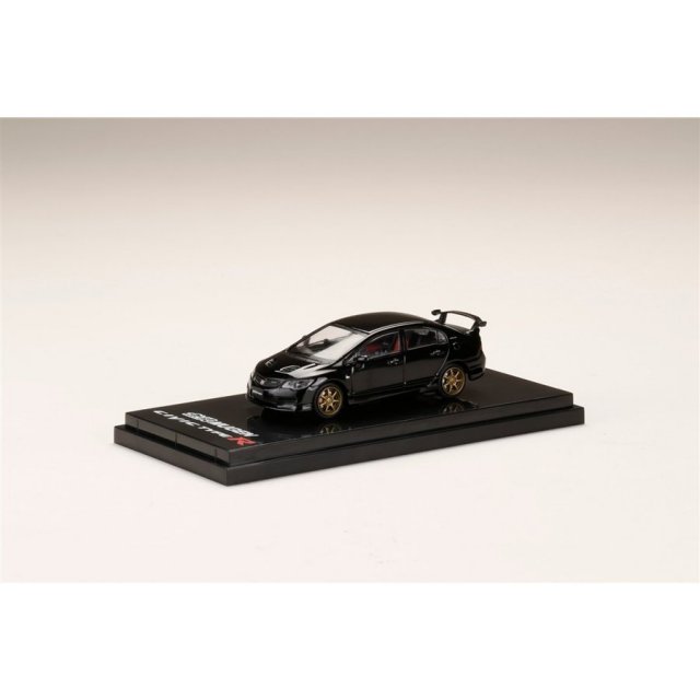 ホビージャパン 1/64 無限 ホンダ シビック タイプR FD2 クリスタルブラックパール 完成品ミニカー HJ641003MBK