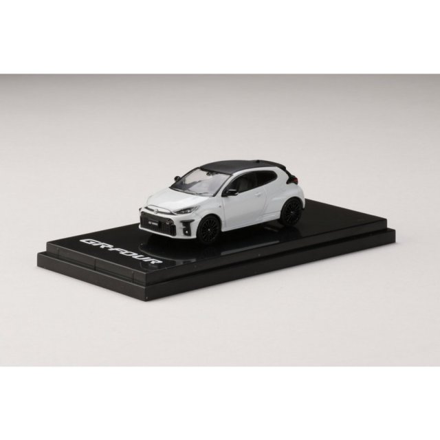 ホビージャパン 1/64 トヨタ GR YARIS RZ プラチナホワイトパールマイカ 完成品ミニカー HJ641024PW