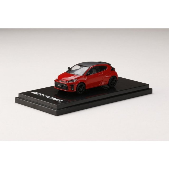 ホビージャパン 1/64 トヨタ GR YARIS RZ エモーショナルレッドII 完成品ミニカー HJ641024R