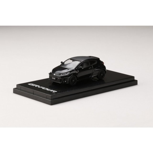 ホビージャパン 1/64 トヨタ GR YARIS RZ プレシャスブラックパール 完成品ミニカー HJ641024BK