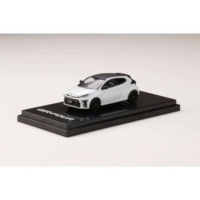 ホビージャパン 1/64 トヨタ GR YARIS RZ""ハイパフォーマンス"" プラチナホワイトパールマイカ 完成品ミニカー HJ641024HPW