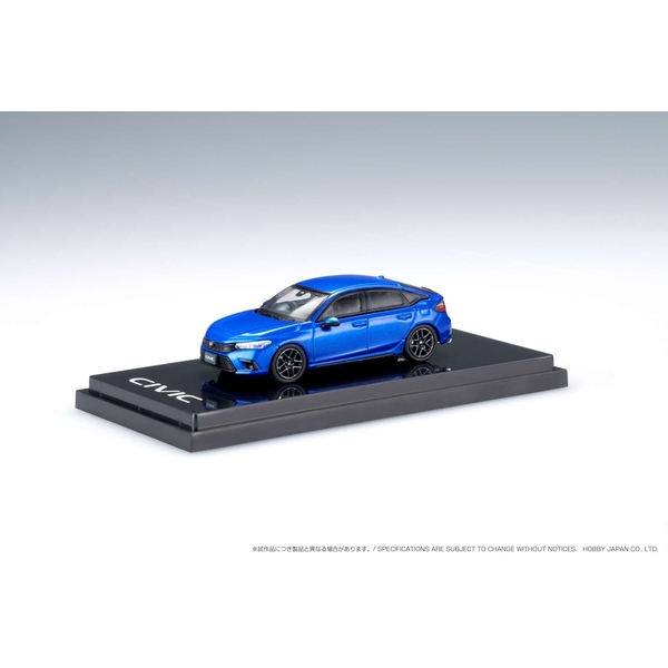 ホビージャパン 1/64 ホンダ シビック FL1 プレミアムクリスタルブルーメタリック 完成品ミニカー HJ641046ABL