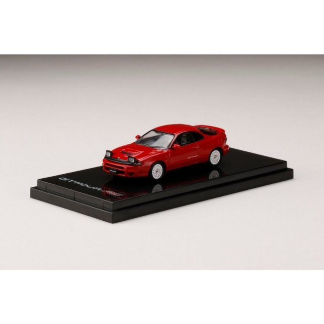 ホビージャパン 1/64 トヨタセリカ GT-FOUR RC ST185 カスタムバージョン/ディッシュホイール スーパーレッドII 完成品ミニカー HJ641023CR