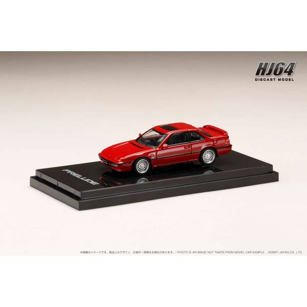 1/64 ホンダ プレリュード Si BA5 1989 カスタムバージョン フェニックスレッド 完成品ミニカー HJ642002CR