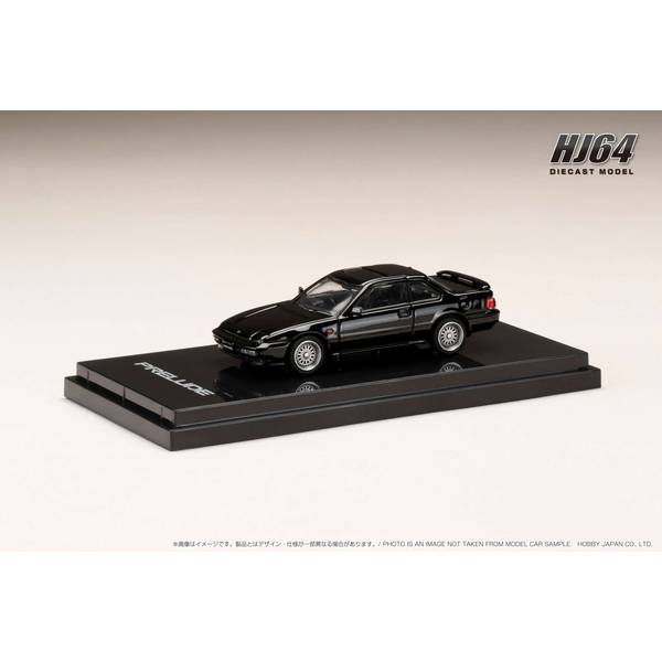 1/64 ホンダ プレリュード Si BA5 1989 カスタムバージョン グラナダブラックパール 完成品ミニカー HJ642002CBK