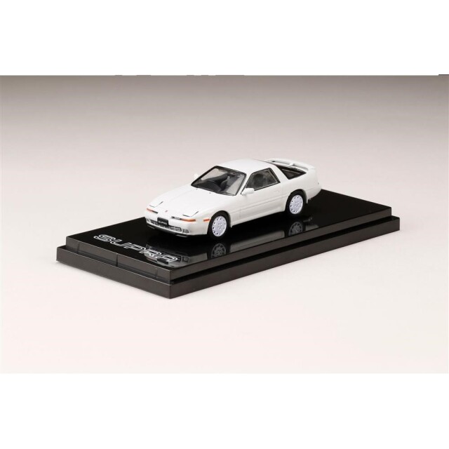 ホビージャパン 1/64 トヨタ スープラ A70 3.0GT ターボ リミテッド 1989 スーパーホワイトIII 完成品ミニカー HJ641026GW