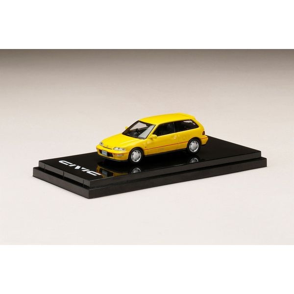 1/64 ホンダ シビック EF9 SiR II イエロー カスタムカラー 完成品ミニカー HJ641031AY