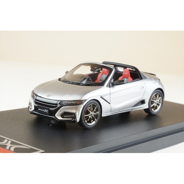 1/43 ホンダ S660 モデューロ X 2020 アラバスターシルバーメタリック