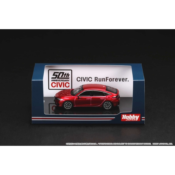 1/64 ホンダ シビック FL1 LX プレミアムクリスタルレッドメタリック