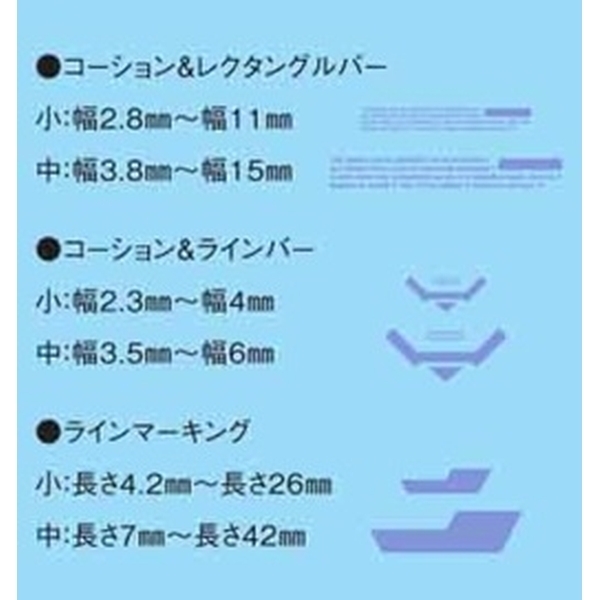 HJモデラーズデカール マーキング01[Mブルー] 【模型用グッズ】 HJM007D6