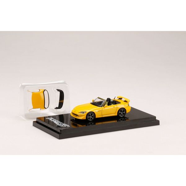 ホビージャパン 1/64 ホンダ S2000 タイプS AP2 ニューインディイエローパール 完成品ミニカー HJ641020SY