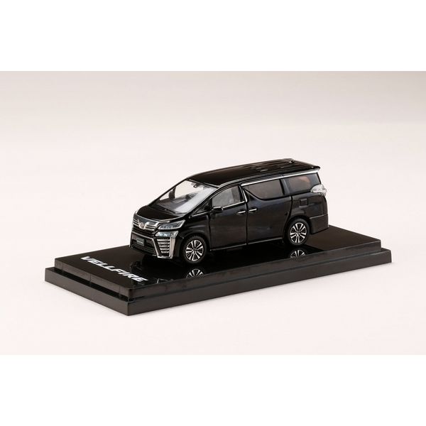 ホビージャパン 1/64 トヨタ ヴェルファイア H30W ブラック 完成品ミニカー HJ641028BK