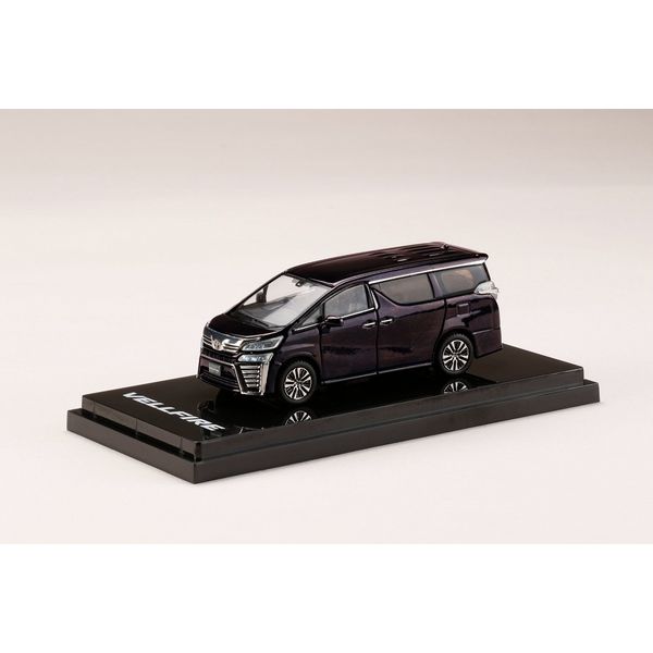 ホビージャパン 1/64 トヨタ ヴェルファイア H30W バーニングブラッククリスタルシャイングラスフレーク 完成品ミニカー HJ641028BKC