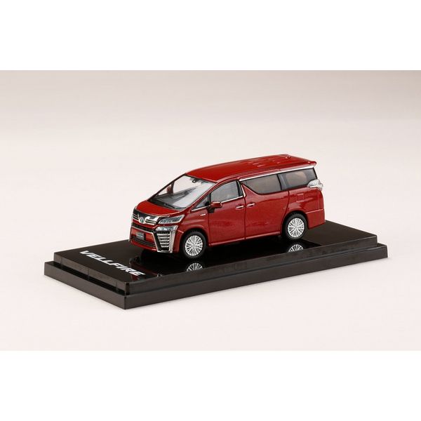 ホビージャパン 1/64 トヨタ ヴェルファイア H30W ハイブリッド ダークレッドマイカメタリック 完成品ミニカー HJ641028HR