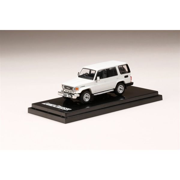 ホビージャパン 1/64 トヨタ ランドクルーザー 70 ZX 4ドア 1994 ホワイト 完成品ミニカー HJ641038AW