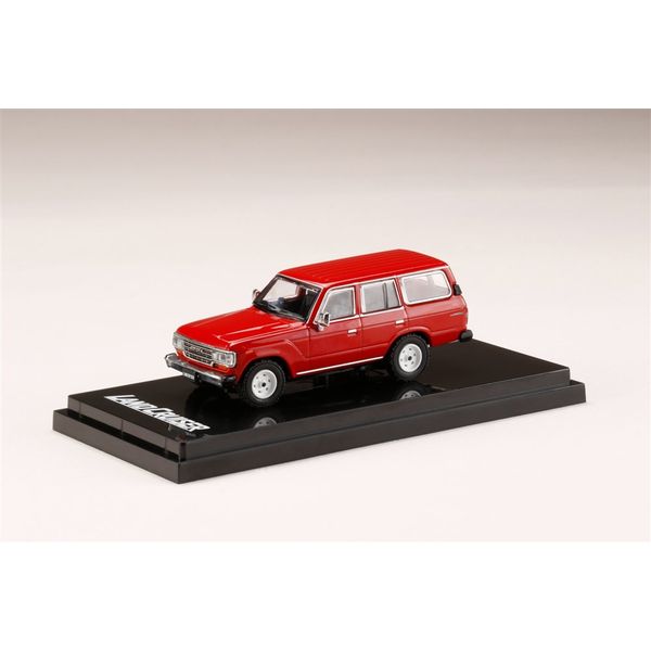 ホビージャパン 1/64 トヨタ ランドクルーザー 60 GX 1988 レッド 完成品ミニカー HJ641039BR