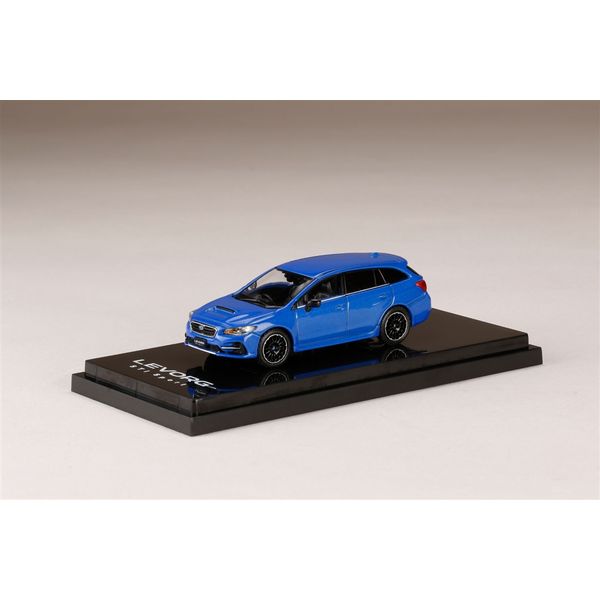 1/64 スバル レヴォーグ STI Sport EyeSight ブラックセレクション VM-F型 WRブルーパール 完成品ミニカー HJ641034CWBL