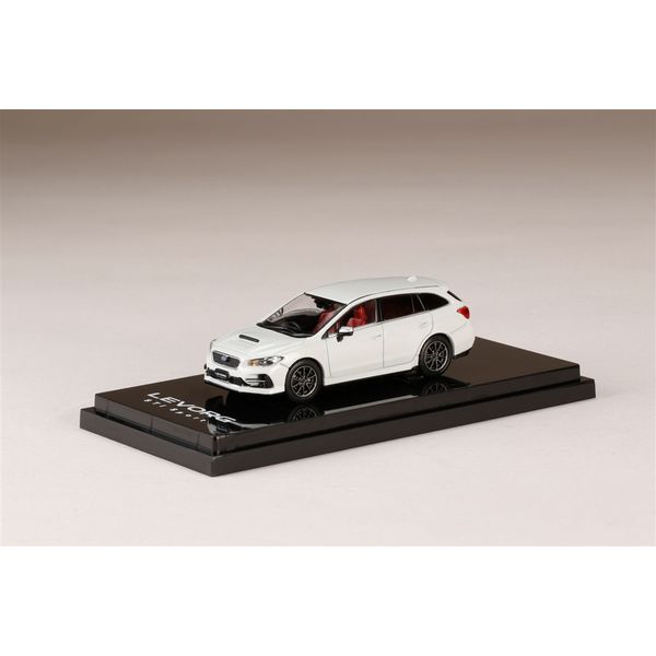 1/64 スバル レヴォーグ STI Sport EyeSight VM/F型 オプション装着車 クリスタルホワイトパール 完成品ミニカー HJ641034DW