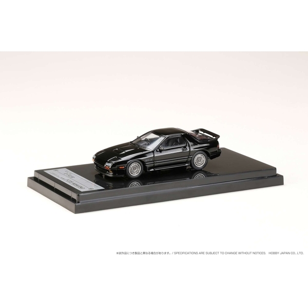 1/64 マツダ RX-7 FC3S GT-X ブリリアントブラック 完成品ミニカー HJ641043BK