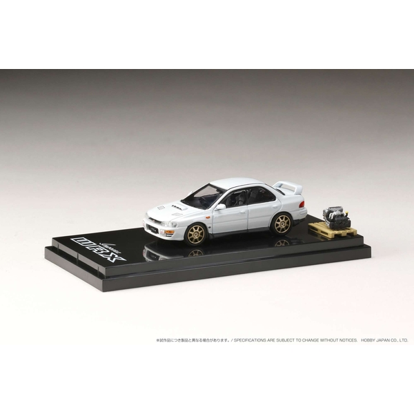 1/64 スバル インプレッサ WRX GC8 STi Version II/エンジンディスプレイモデル付 フェザーホワイト