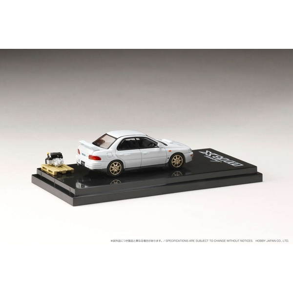 1/64 スバル インプレッサ WRX GC8 STi Version II/エンジンディスプレイモデル付 フェザーホワイト
