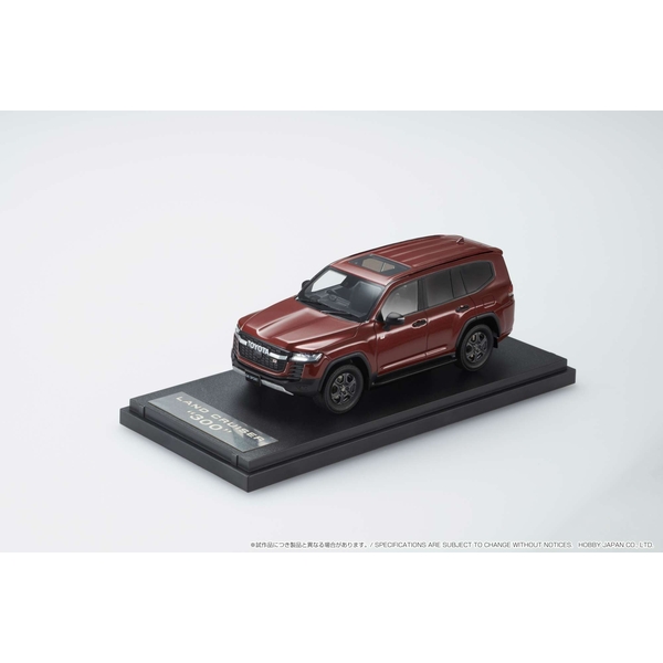 1/43 トヨタ ランドクルーザー JA300W GR SPORT ダークレッドマイカメタリック 完成品ミニカー PM43153BR