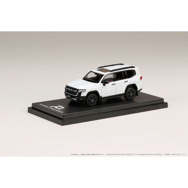 1/64 トヨタ ランドクルーザー GR SPORT プレシャスホワイトパール/ブラック+ダークレッド内装