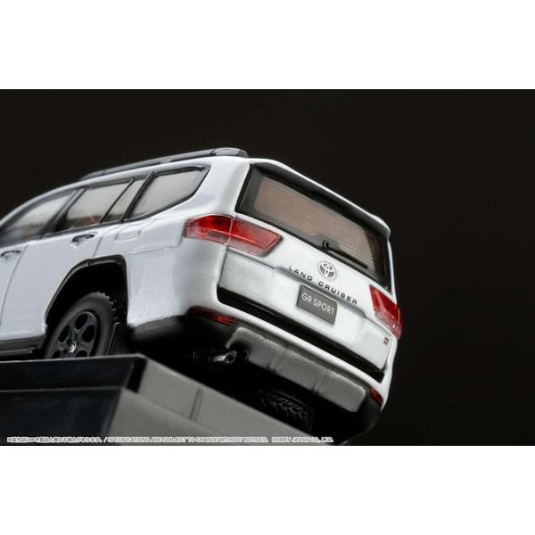 1/64 トヨタ ランドクルーザー GR SPORT プレシャスホワイトパール/ブラック+ダークレッド内装