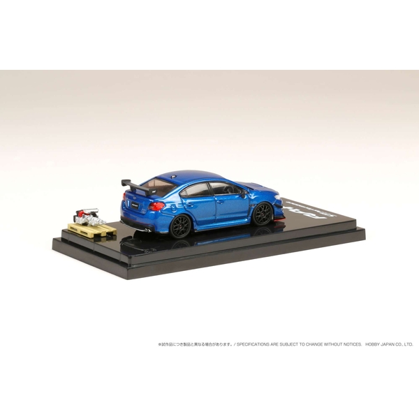 1/64 スバル WRX STI RA-R オプション装着車/エンジンディスプレイモデル付 WRブルーパール
