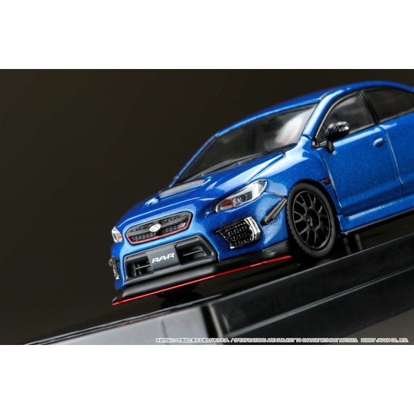1/64 スバル WRX STI RA-R オプション装着車/エンジンディスプレイモデル付 WRブルーパール