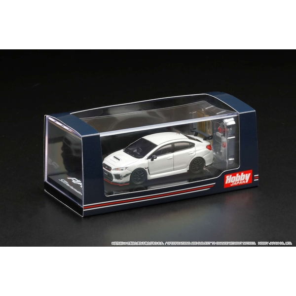 1/64 スバル WRX STI RA-R オプション装着車/エンジンディスプレイモデル付 クリスタルホワイトパール