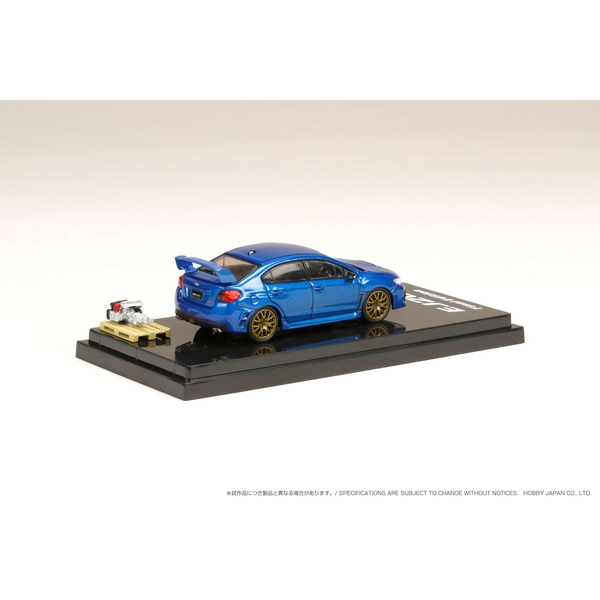 1/64 スバル WRX STI EJ20 FINAL EDITION フルパッケージ/エンジンモデル付 WRブルーパール