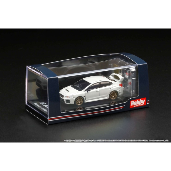 1/64 スバル WRX STI EJ20 FINAL EDITION フルパッケージ/エンジンモデル付 クリスタルホワイトパール