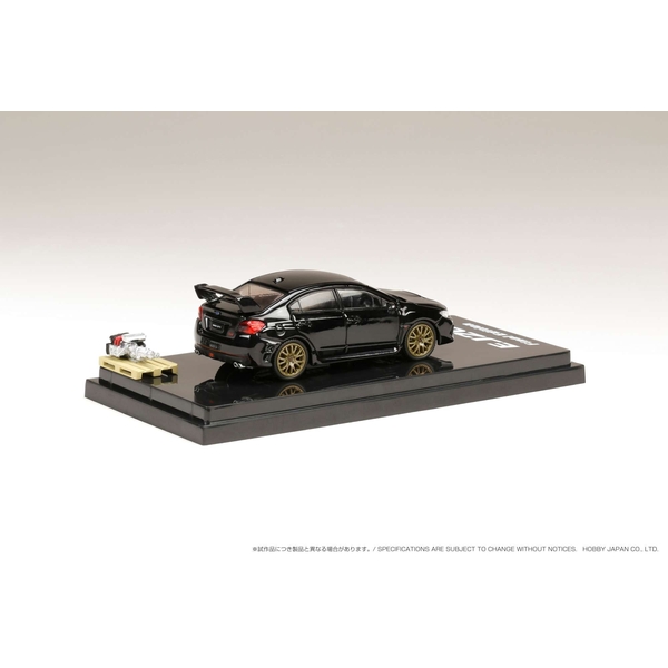 1/64 スバル WRX STI EJ20 FINAL EDITION フルPKG/エンジンモデル付 クリスタルブラックシリカ