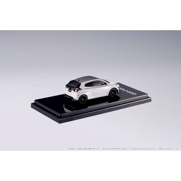 1/64 トヨタ GRヤリス RZ ハイパフォーマンス GRパーツ装着車 スーパーホワイトII