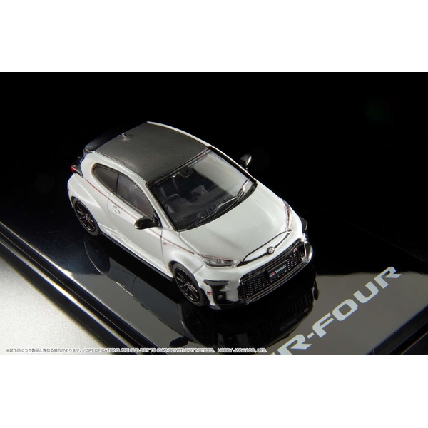 1/64 トヨタ GRヤリス RZ ハイパフォーマンス GRパーツ装着車 プラチナホワイトパールマイカ