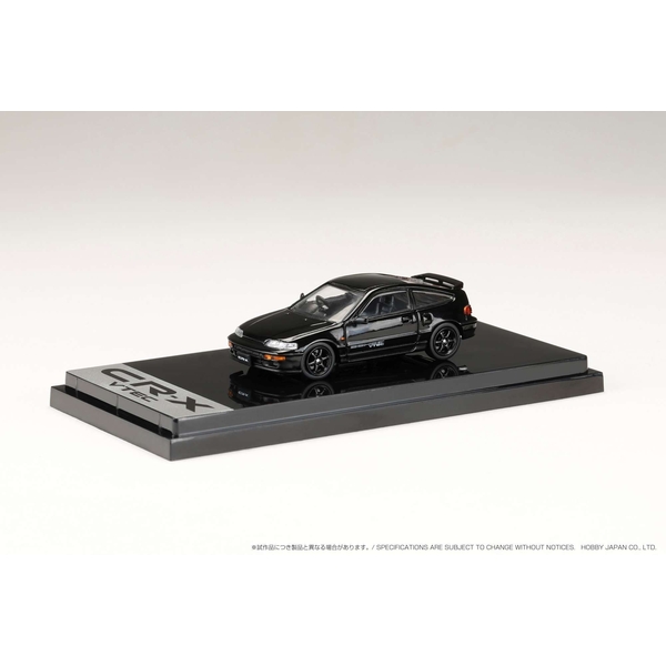 1/64 ホンダ CR-X SiR EF8 JDMスタイル ブラック 完成品ミニカー HJ643005BK