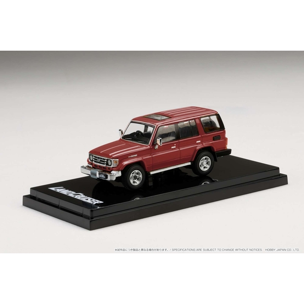 1/64 トヨタ ランドクルーザー 70 ZX 4DOOR '2001 レッド カスタムカラー 完成品ミニカー HJ642038BR