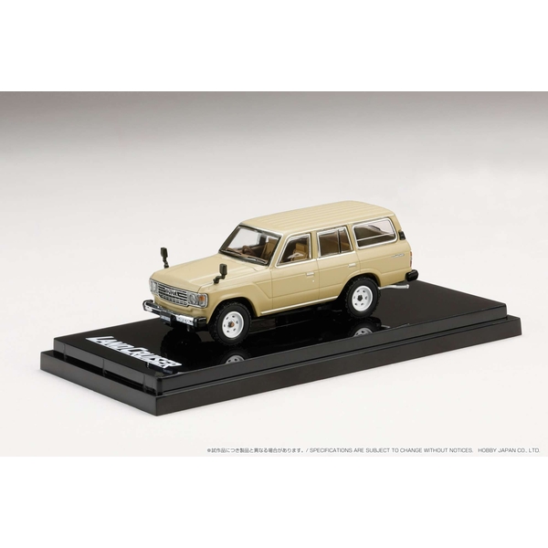 1/64 トヨタ ランドクルーザー 60 GX 1981 トラディショナルベージュ 完成品ミニカー HJ643039ABG