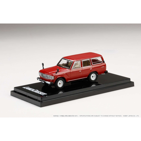 1/64 トヨタ ランドクルーザー 60 GX 1981 フリーボーンレッド 完成品ミニカー HJ643039AR