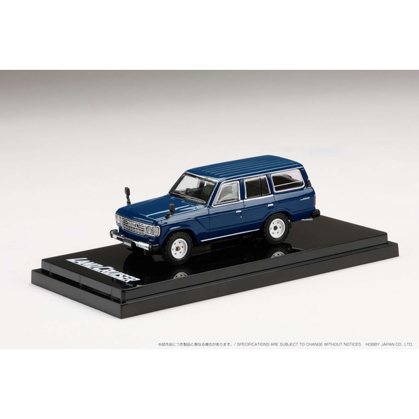 1/64 トヨタ ランドクルーザー 60 GX 1981 フィールライクブルー 完成品ミニカー HJ643039ABL